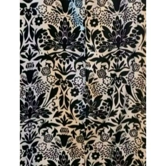 Loft Navy White Women's Baroque Floral Sleeveless Knee Length Tunic Summer Dress - Picture 4 of 4